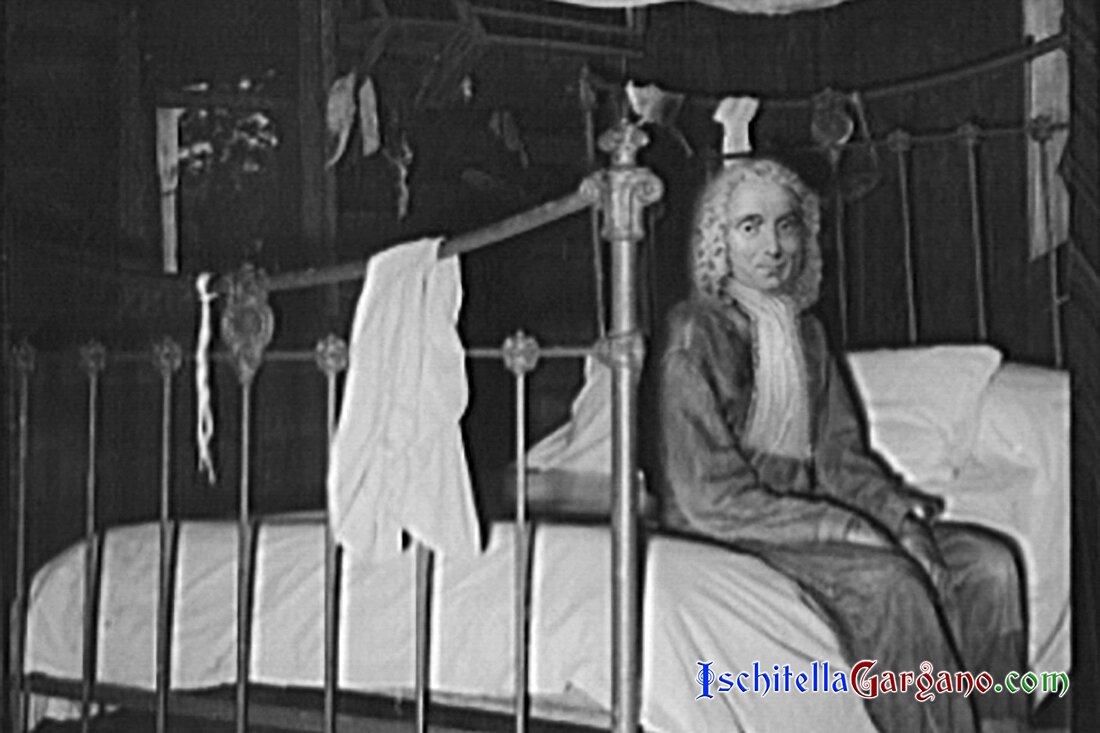 Fotomontaggio raffigurante Pietro Giannone