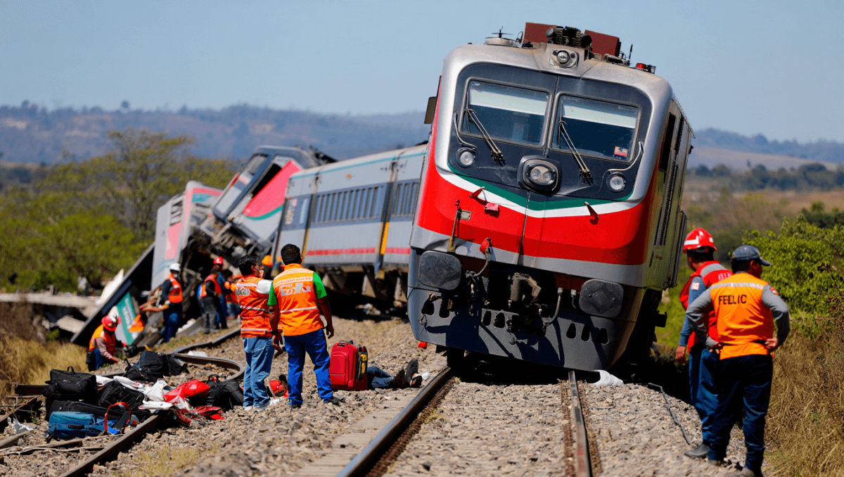 Messico, almeno 13 morti e 98 feriti nel deragliamento del Treno Interoceanico