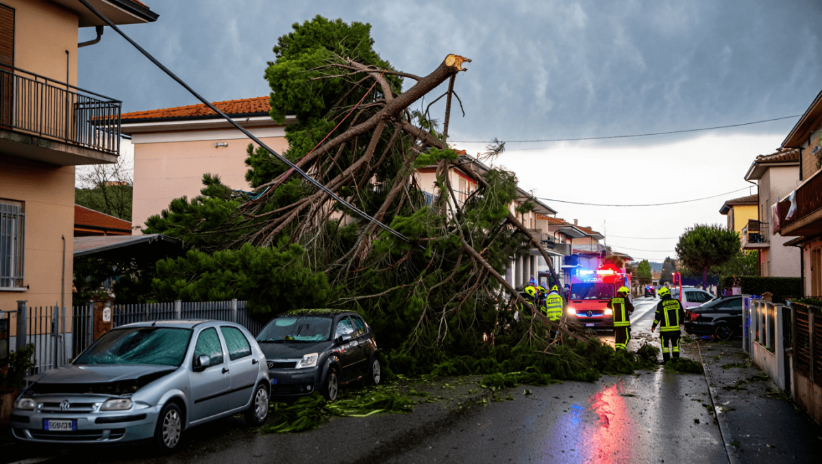 Anche a Guidonia i pini fanno paura. Sabato un nuovo crollo, il sindaco: "Non più rinviabile piano di abbattimento"