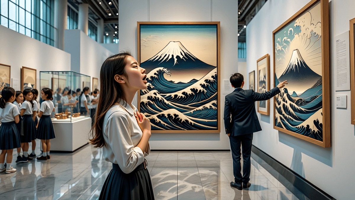 Dentro la mostra di Hokusai, tra le 200 opere che portano il Monte Fuji nel cuore di Roma