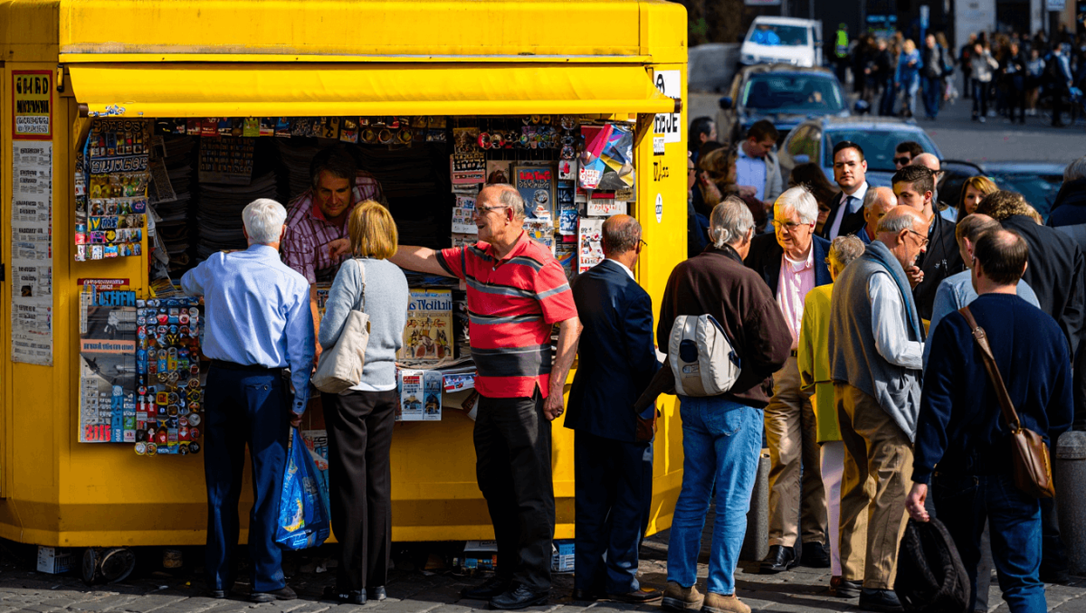 La storia dell'edicola gialla a Centocelle: perché tutti fanno la fila dal "Re delle figurine"