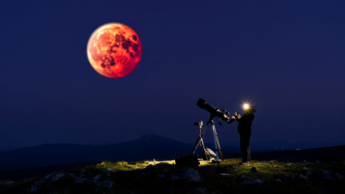 Cielo di aprile 2026, dalla Luna Rossa alle stelle cadenti: gli eventi astronomici più interessanti
