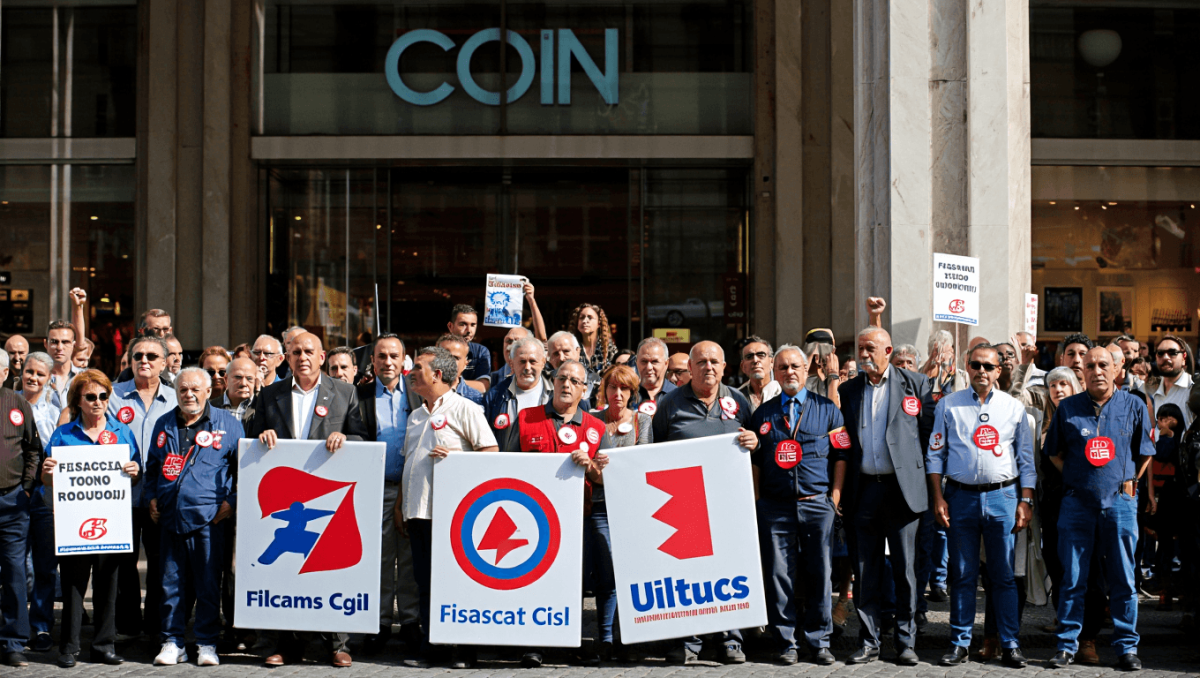 Coin Roma, sindacati in presidio il 25 maggio a San Giovanni per salvare 500 posti