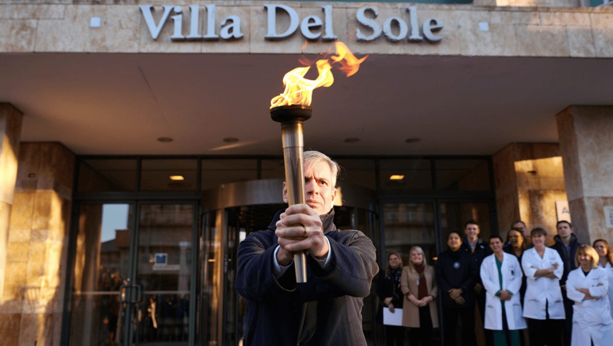La Fondazione Polito accende la Fiaccola per la Prevenzione alla Casa di Cura Villa del Sole