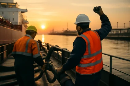 Porto di Civitavecchia, concluso con successo primo rifornimento di Gnl a una nave da crociera