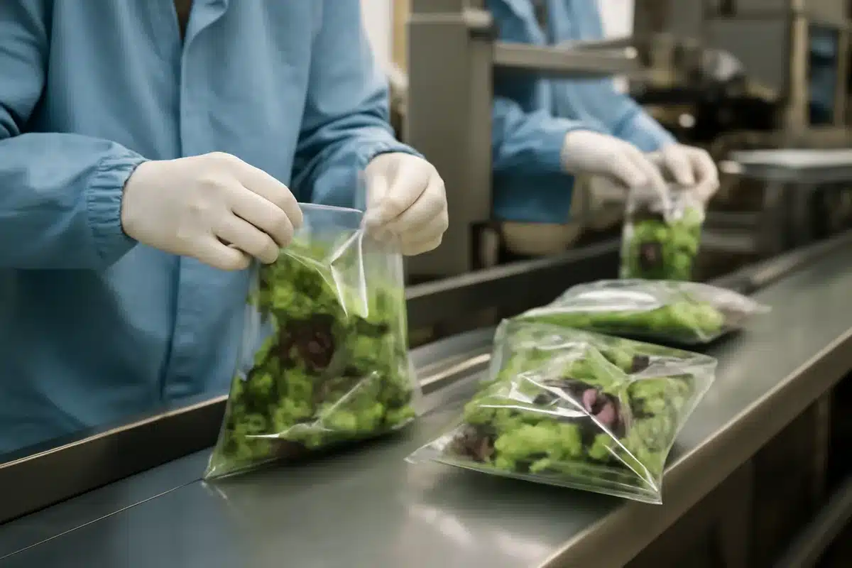 Insalata in busta: acquisti al ribasso, bollette record e ritmi insostenibili