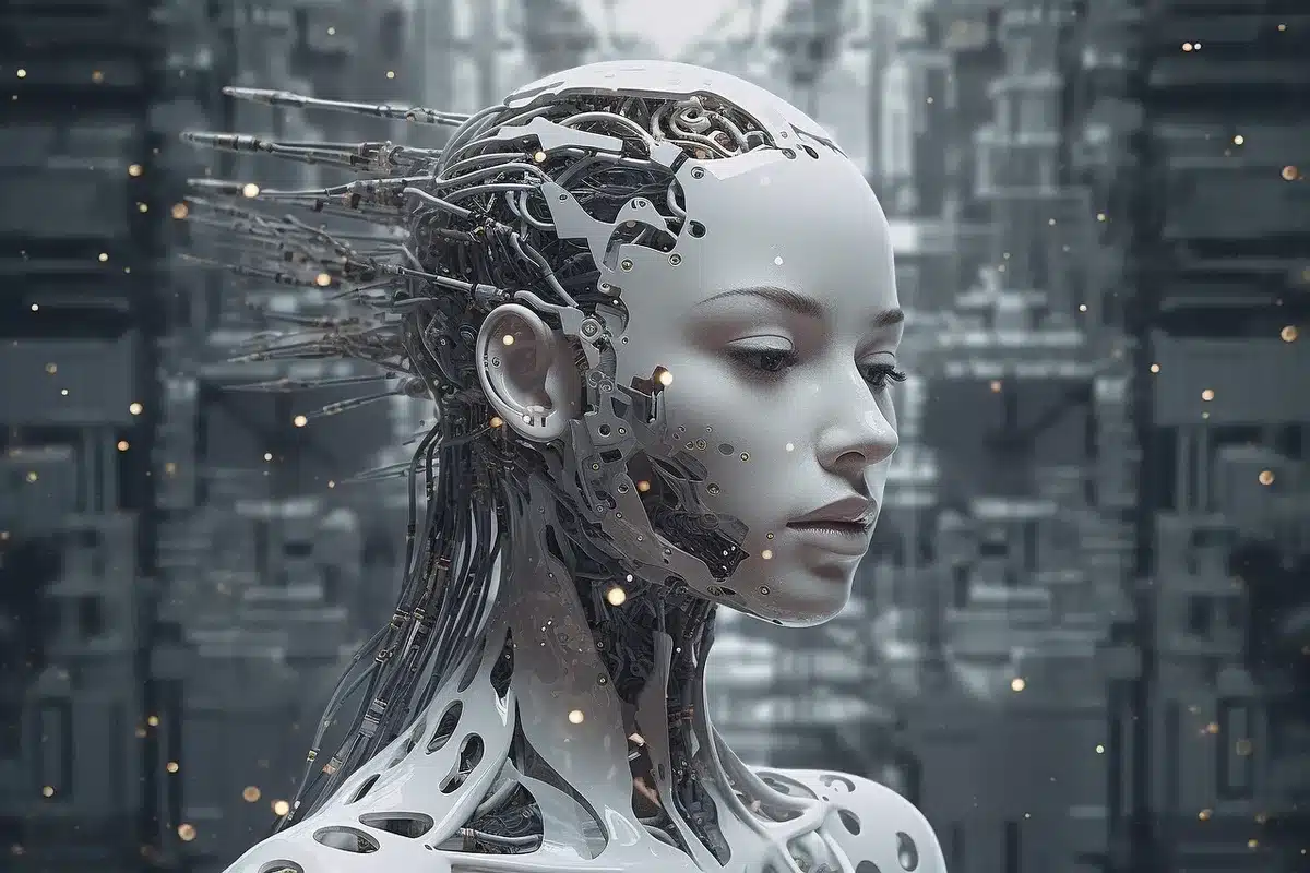 Schermata di codice e visualizzazione di modelli di intelligenza artificiale